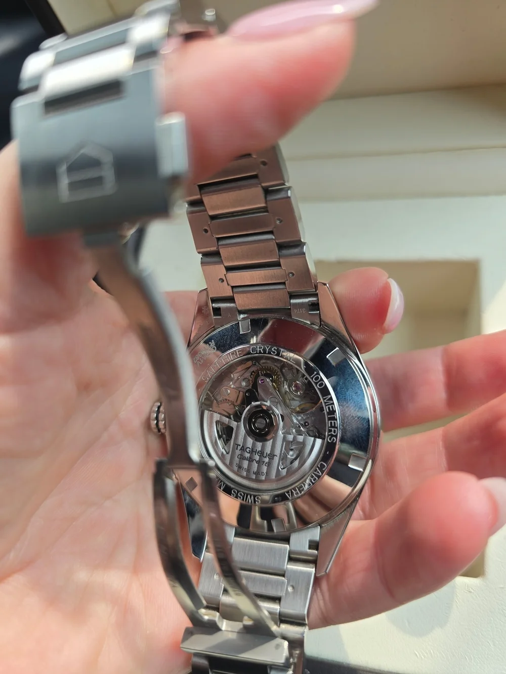 Tag Heuer Carrera Stainless Steel Chronograph Watch - Blue & Silver